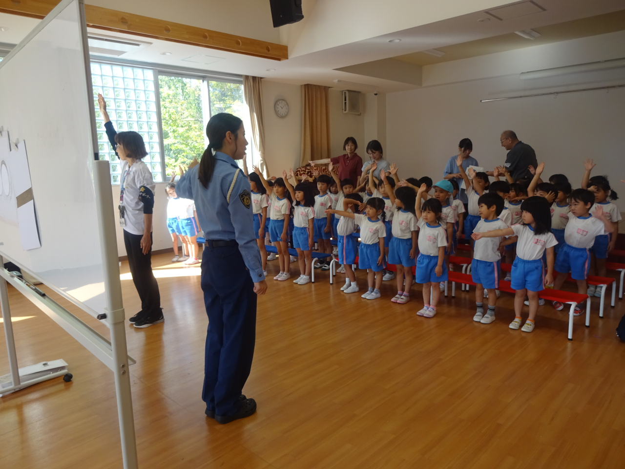 交通安全教室　3.4.5歳児